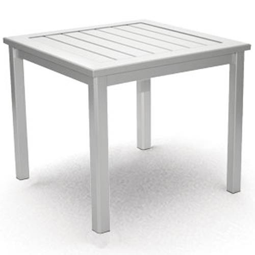 Homecrest Dockside Slat 3128S End Table with Block Feet Westrich Furniture & Appliances